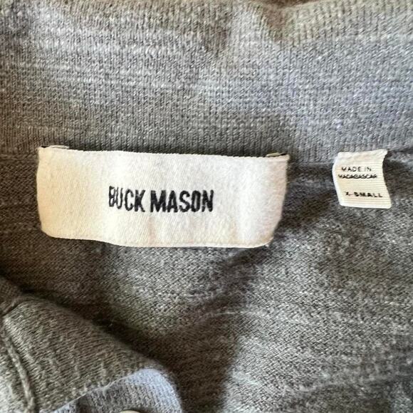 Buck Mason Men’s Knit Polo • Size Small • 100% Cotton • Heather Grey - Picture 3 of 4